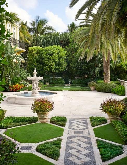 Modern outdoor living space